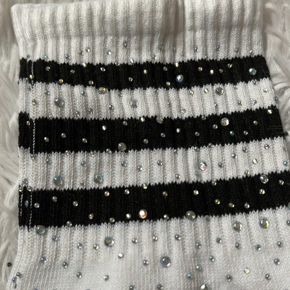 Sexy Bling Sparkly Rhinestone Over The Knee Socks - Picture 9 of 9